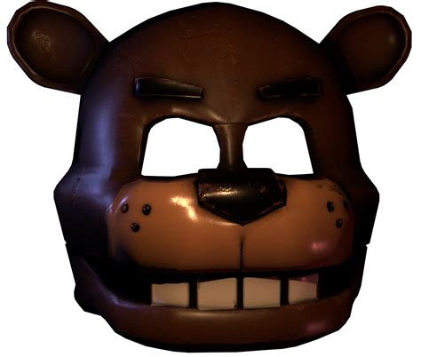 fazbear mask|freddy fazbear face.